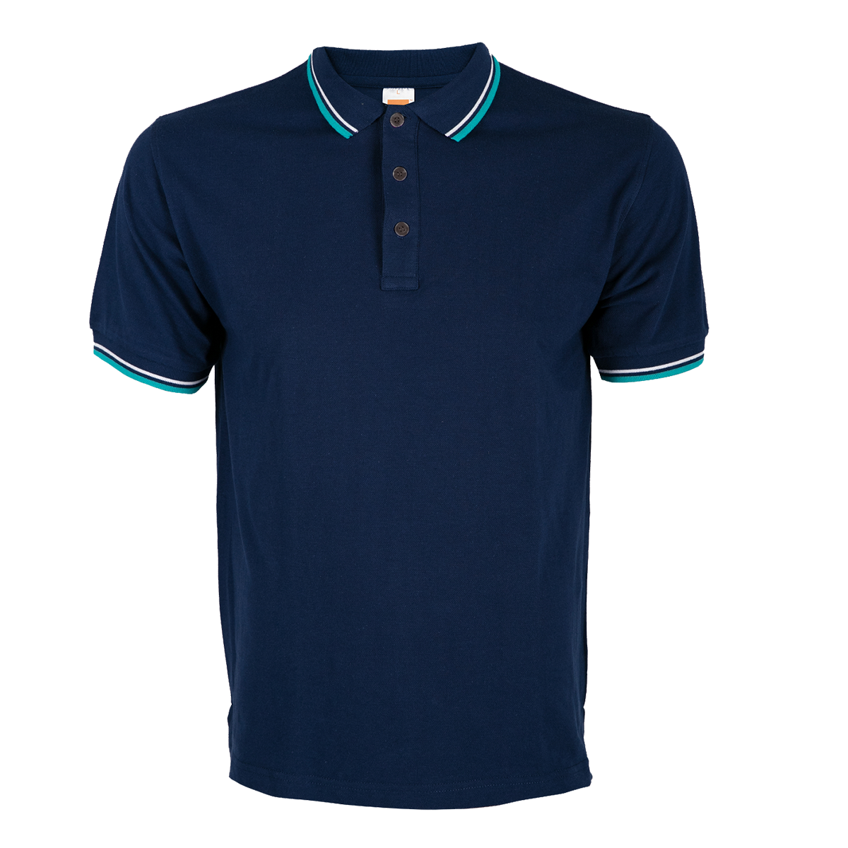 Honeycomb Tipped Collar Polo Shirt - Navy Pro