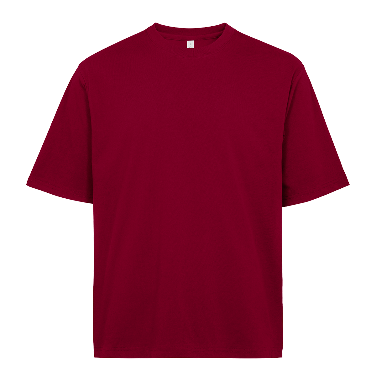 Premium Oversized Cotton T-Shirt - Maroon