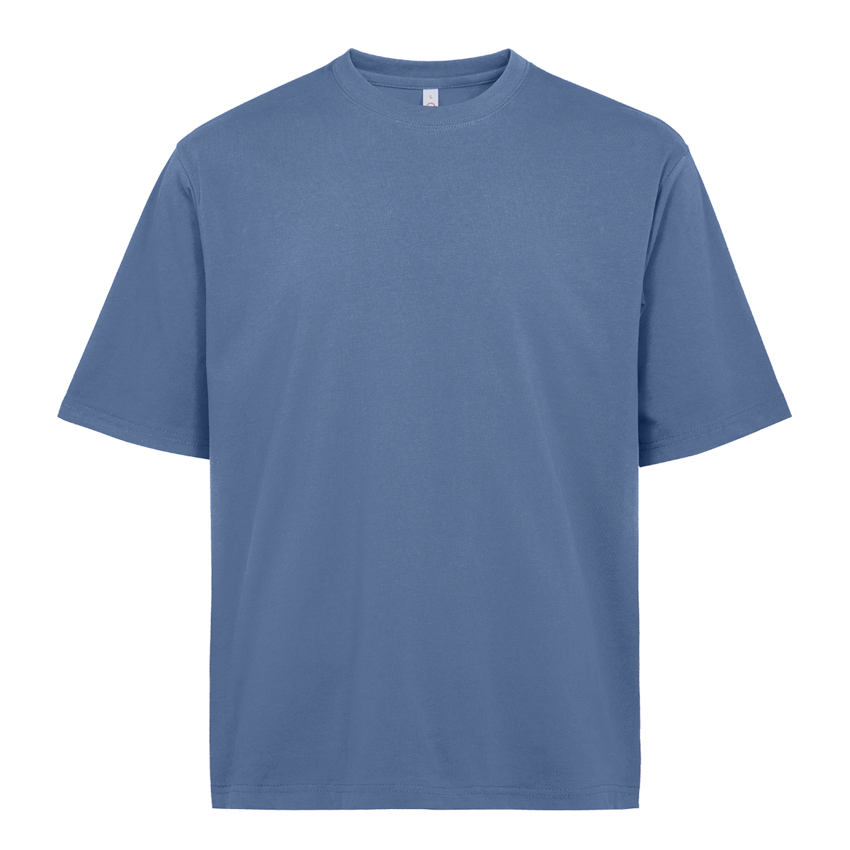 Premium Oversized Cotton T-Shirt - Air Force Blue
