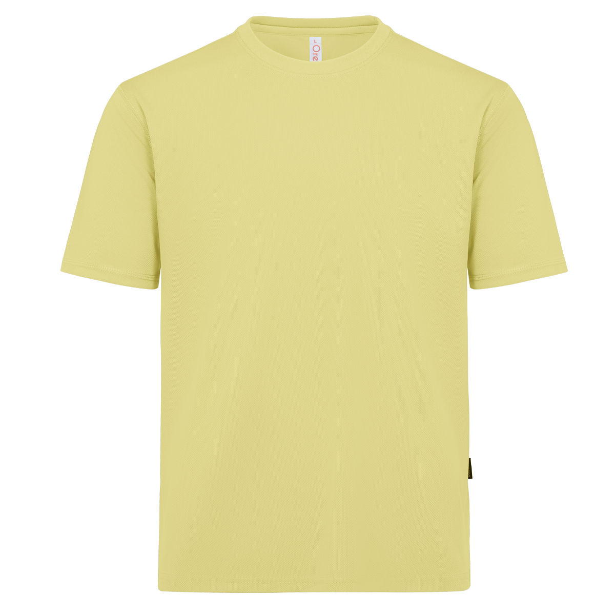 Light blue Nova Microfibre Dry Tee t-shirt displayed flat, showcasing its smooth fabric and casual fit.