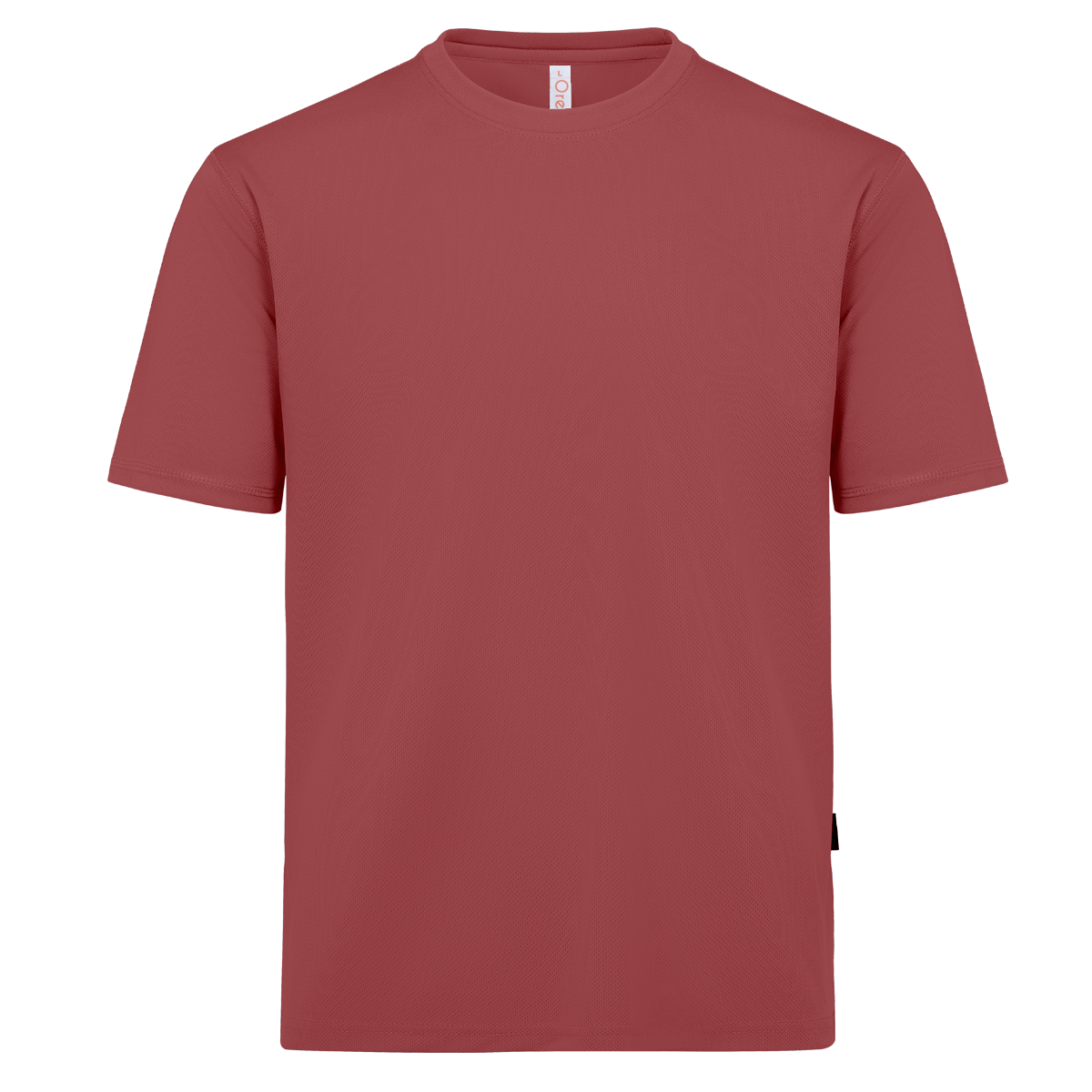 Plain Nova Microfibre Dry Tee t-shirt in black, featuring a sleek fit and smooth fabric, designed for comfort and moisture-wicking.
