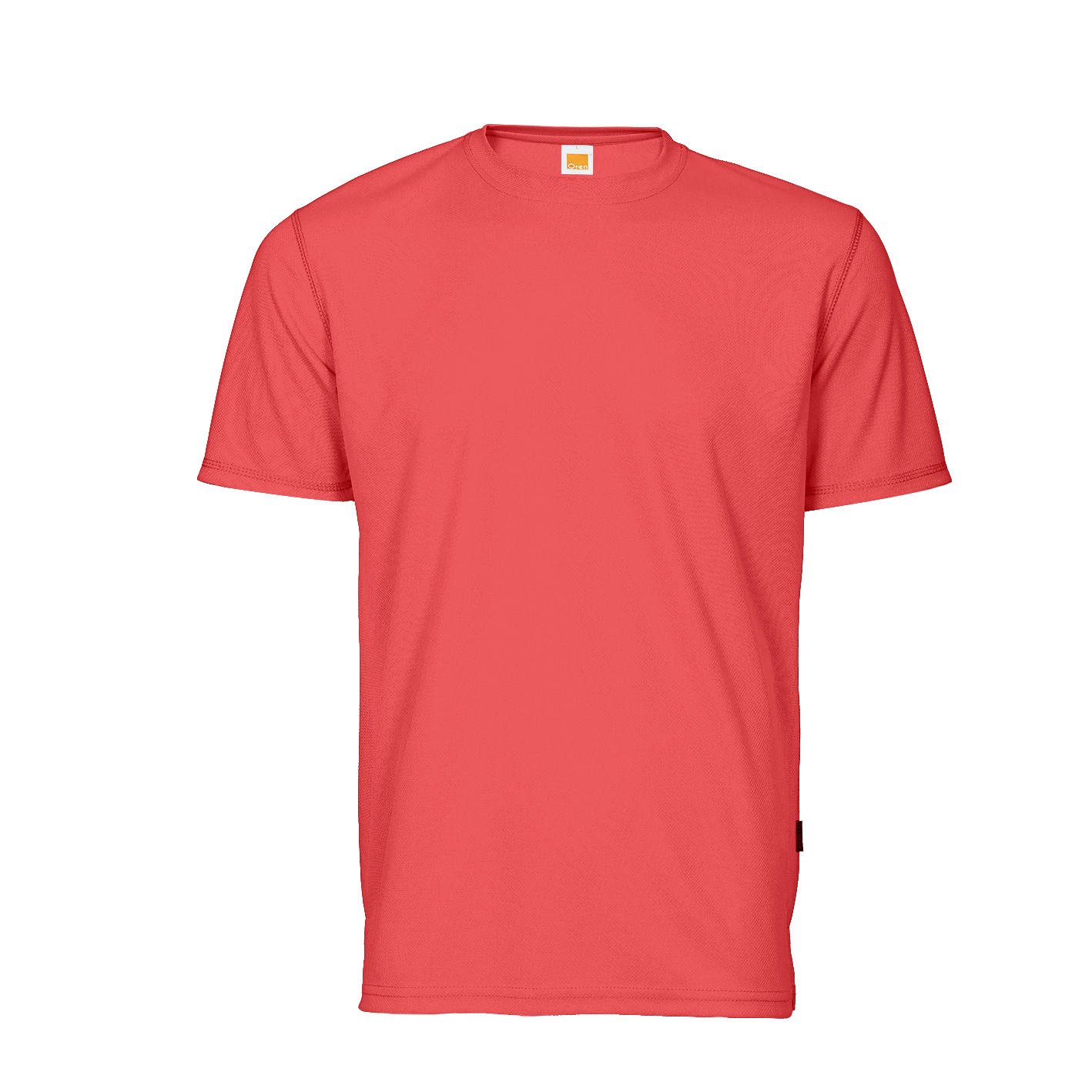 Nova Microfibre Dry Tee - Neon Peach