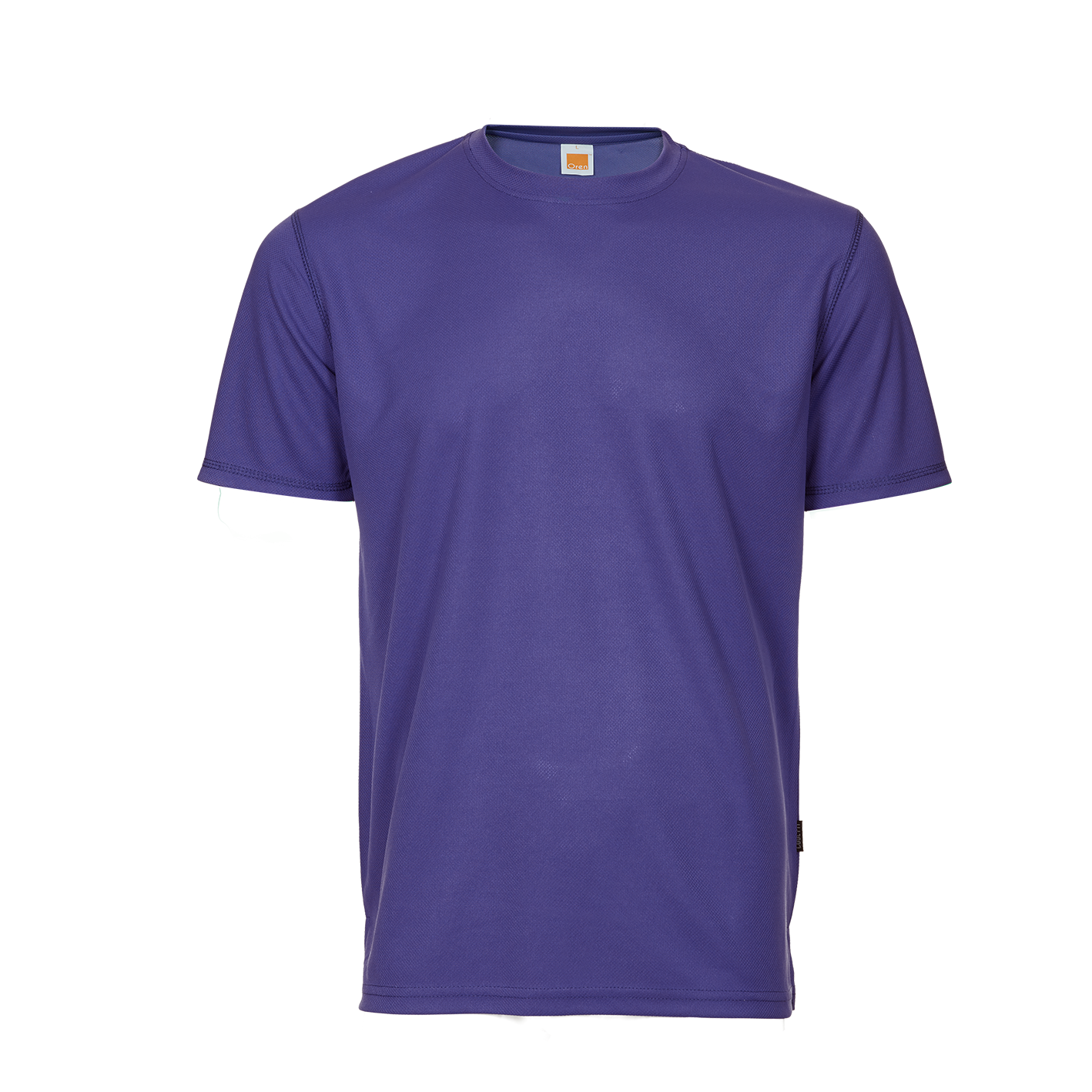 Plain white Nova Microfibre Dry Tee t-shirt laid flat, showcasing lightweight, breathable fabric and simple design.