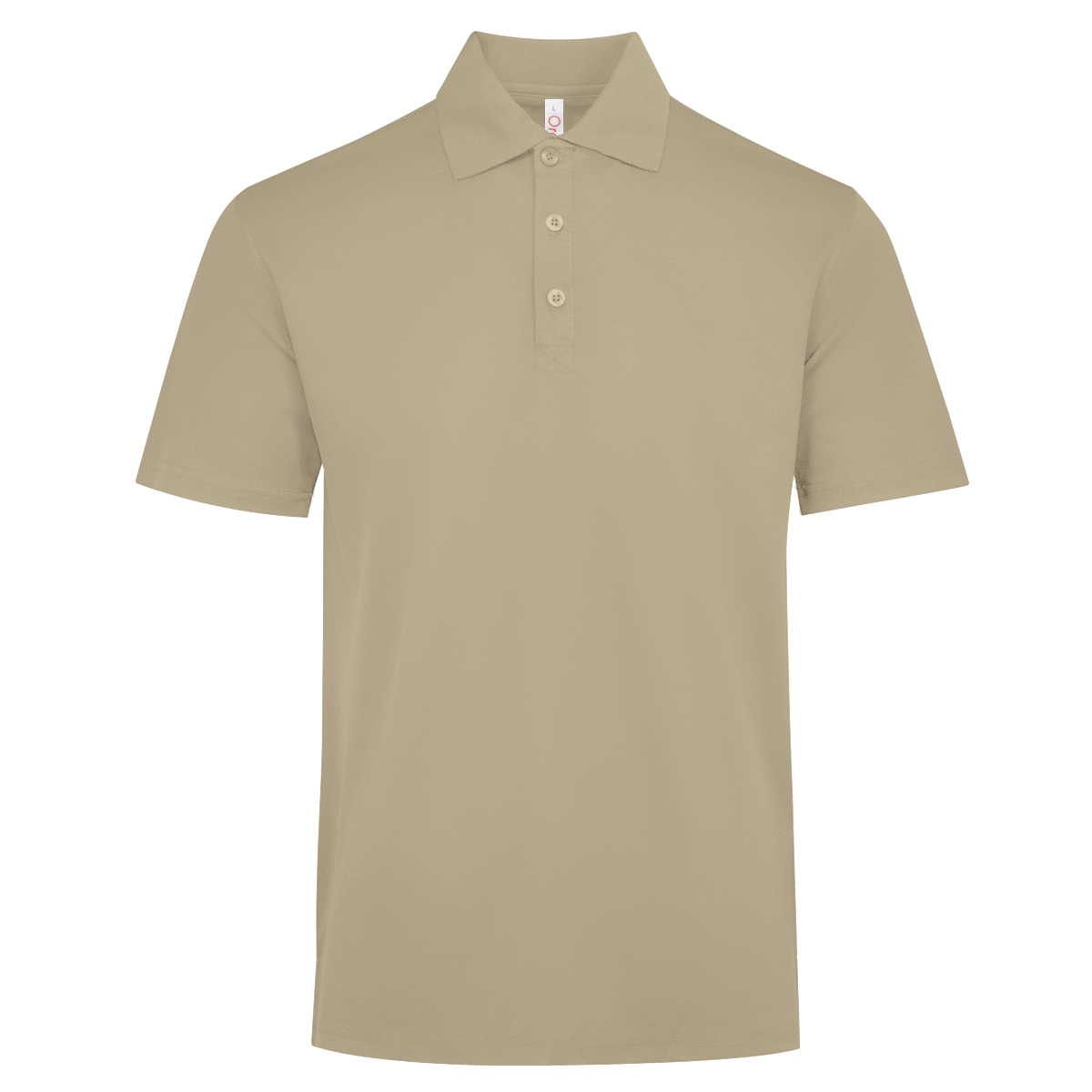 Light blue Nova Microfibre Dry Polo shirt with short sleeves and collar, displayed flat on a white background.