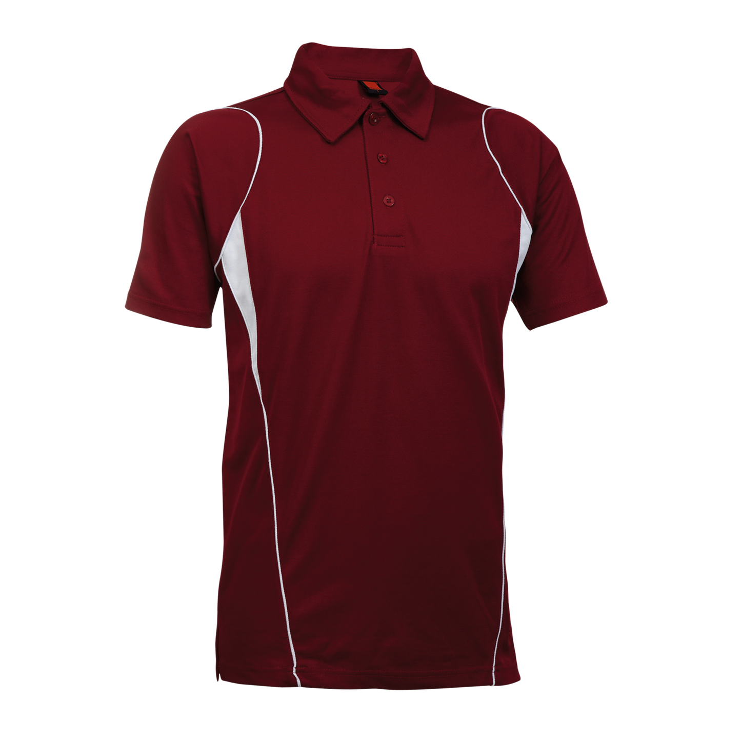 Quasar CVC Dry Polo - Maroon / White