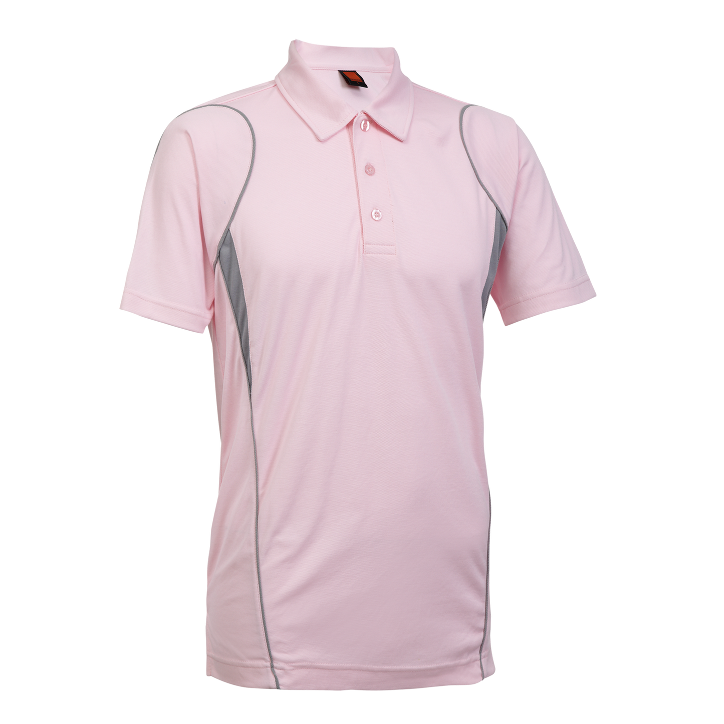 Quasar CVC Dry Polo - Pink / Grey