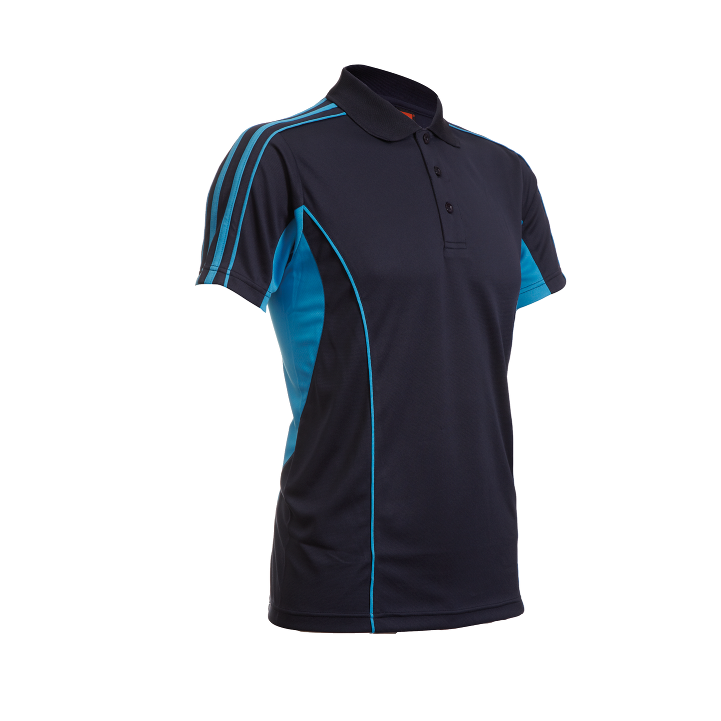 Aura Microfibre Dry Polo - Navy / Sea Blue