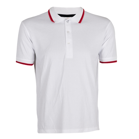 Velocity CVC Dry Polo - White / Red / Navy
