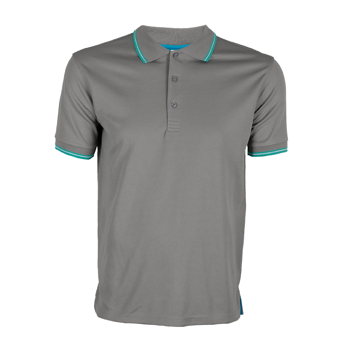 Velocity CVC Dry Polo - Grey / Emerald / White
