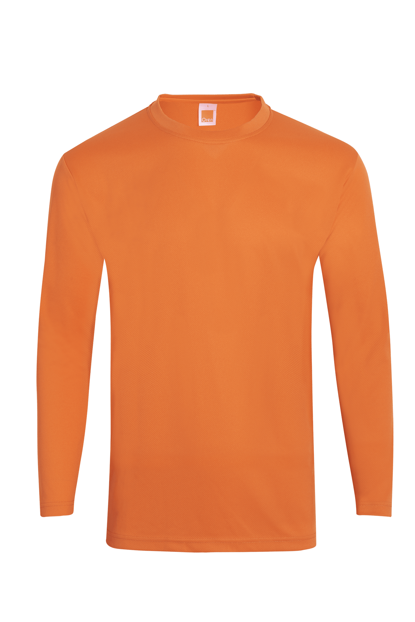 Nova Microfibre Long Sleeve Dry Tee - Orange