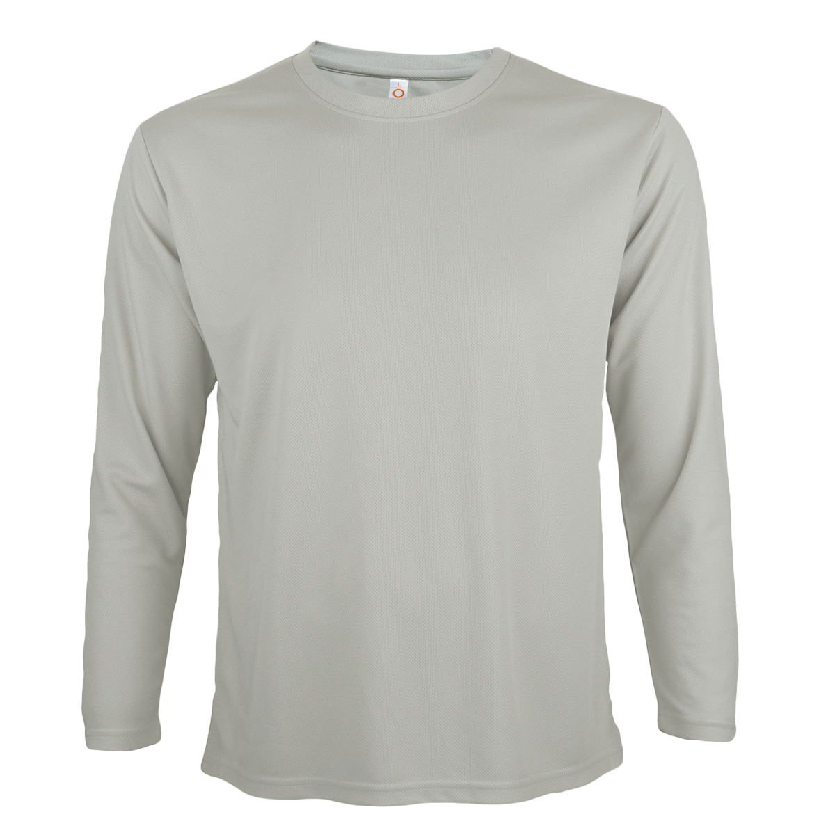 Nova Microfibre Long Sleeve Dry Tee - Light Grey