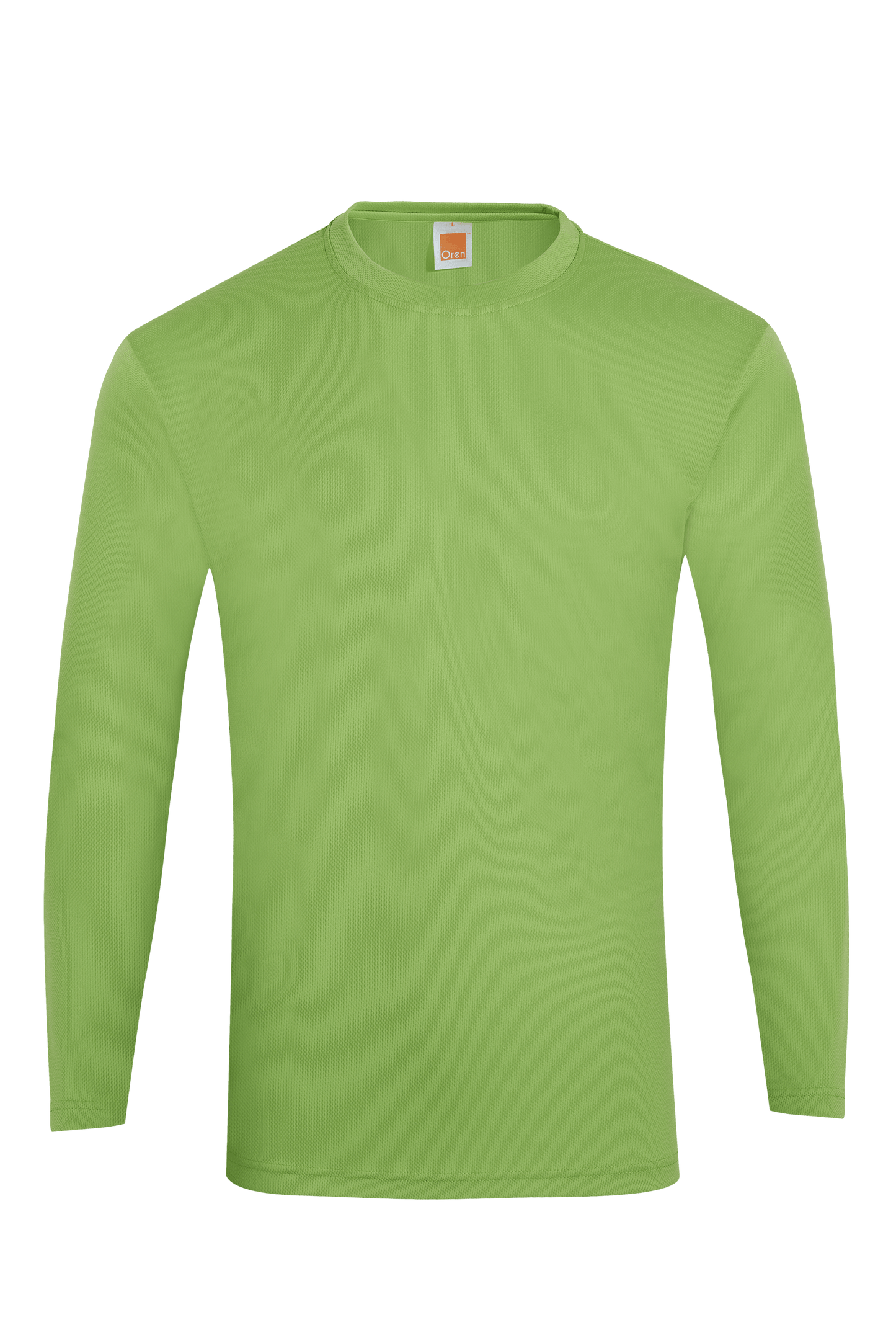 Nova Microfibre Long Sleeve Dry Tee - Lime Green