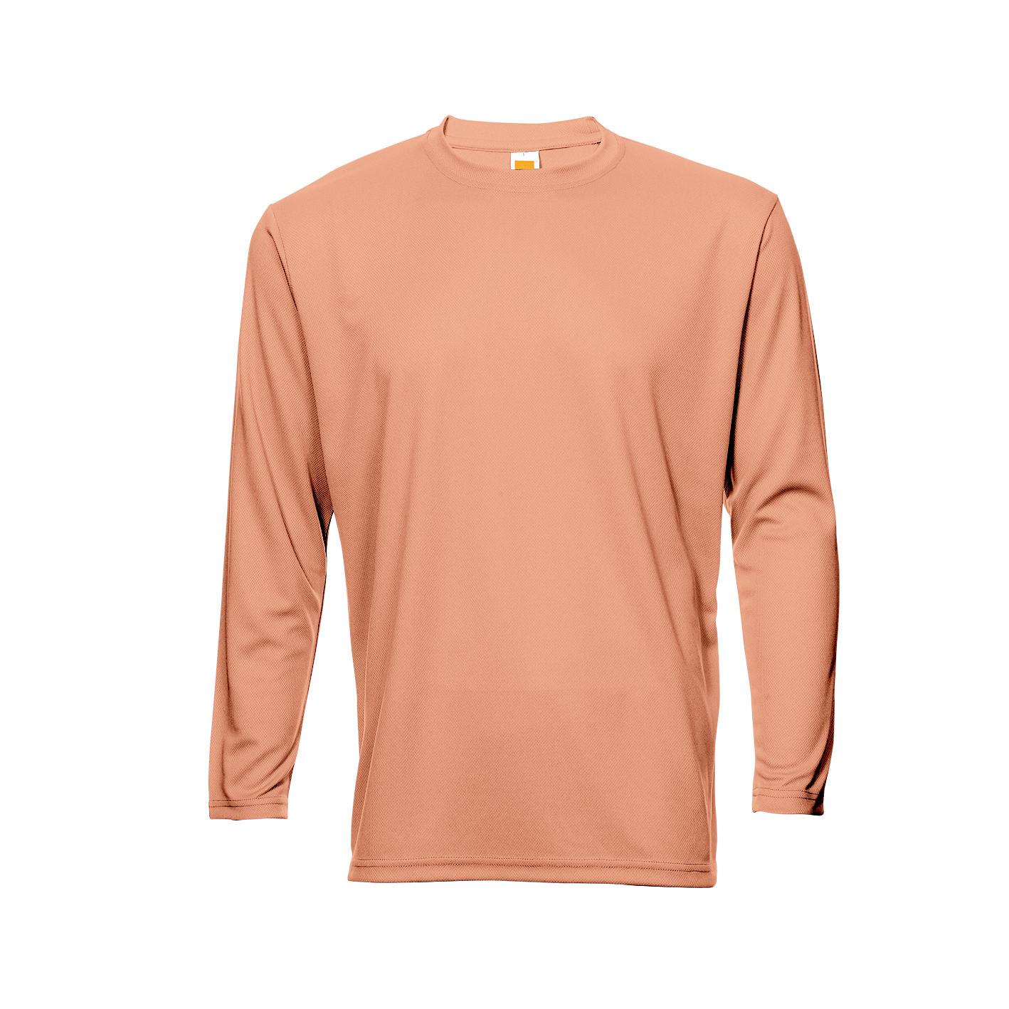 Nova Microfibre Long Sleeve Dry Tee - Light Salmon