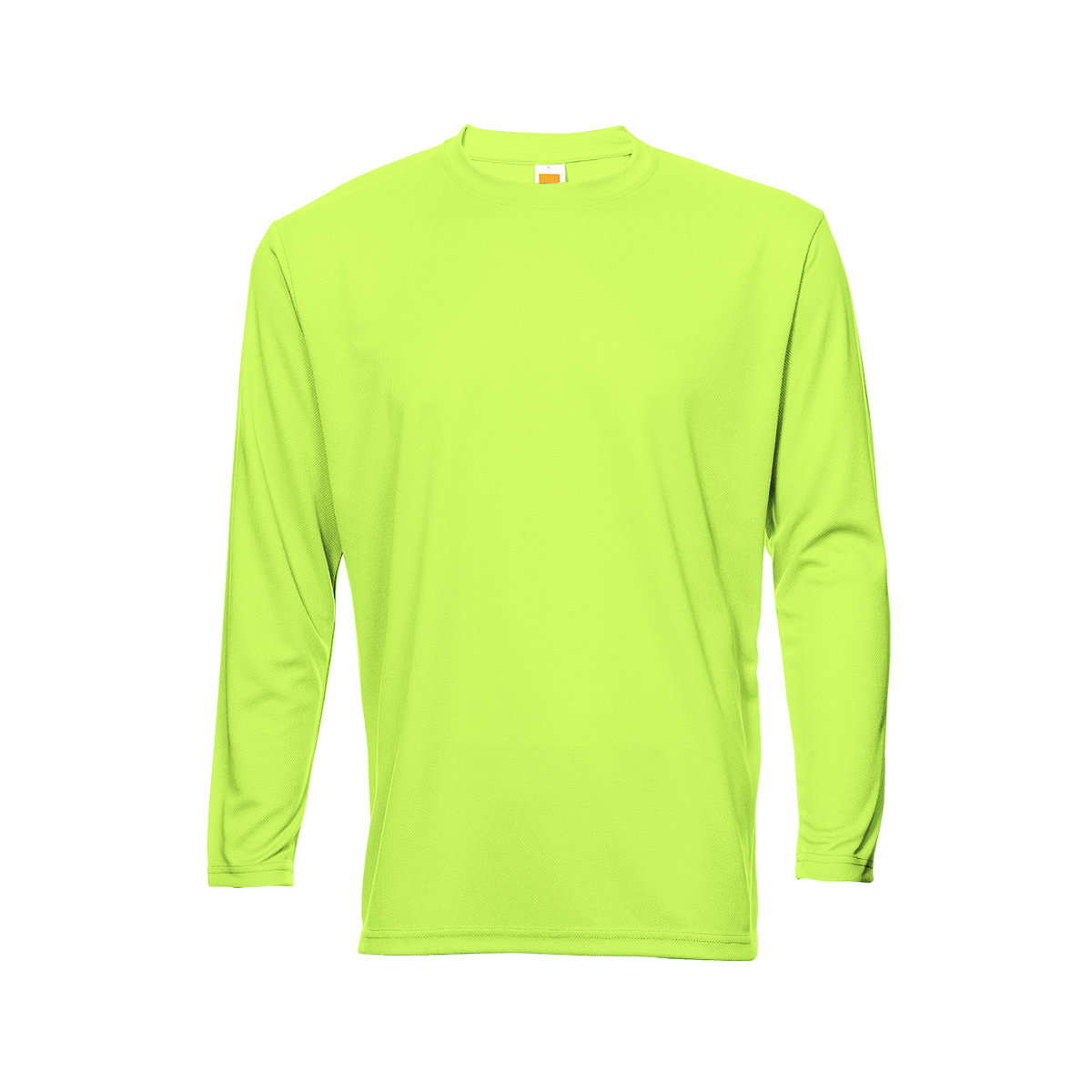 Nova Microfibre Long Sleeve Dry Tee - Neon Yellow