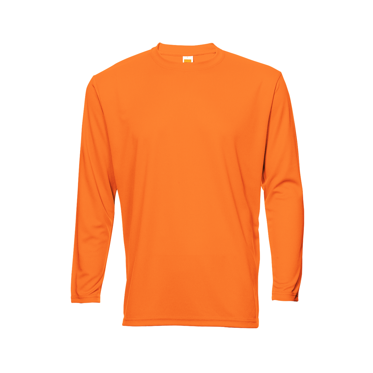 Nova Microfibre Long Sleeve Dry Tee - Neon Orange
