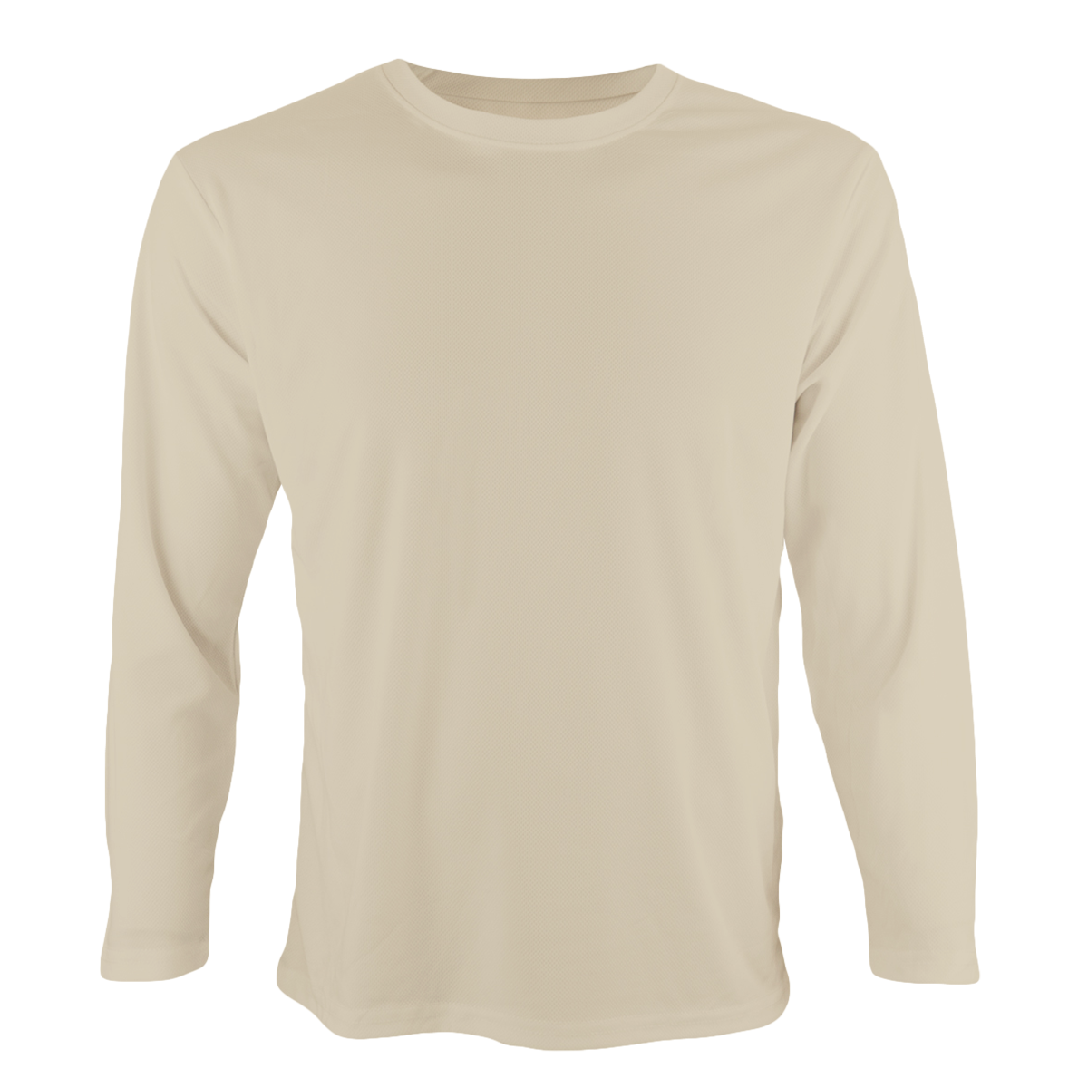 Nova Microfibre Long Sleeve Dry Tee - Sand