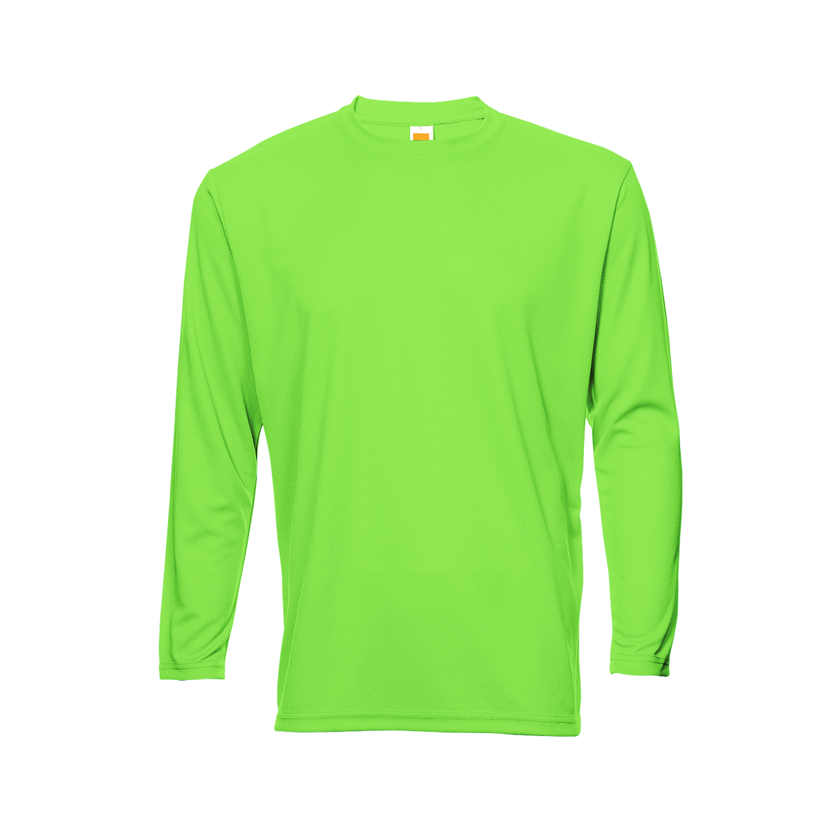Nova Microfibre Long Sleeve Dry Tee - Neon Green