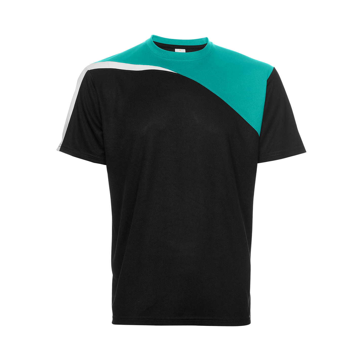 Pulsar Microfibre Dry Tee - Black / Emerald / White
