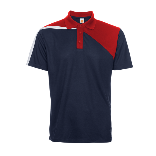 Pulsar Microfibre Dry Polo - Navy / Red / White