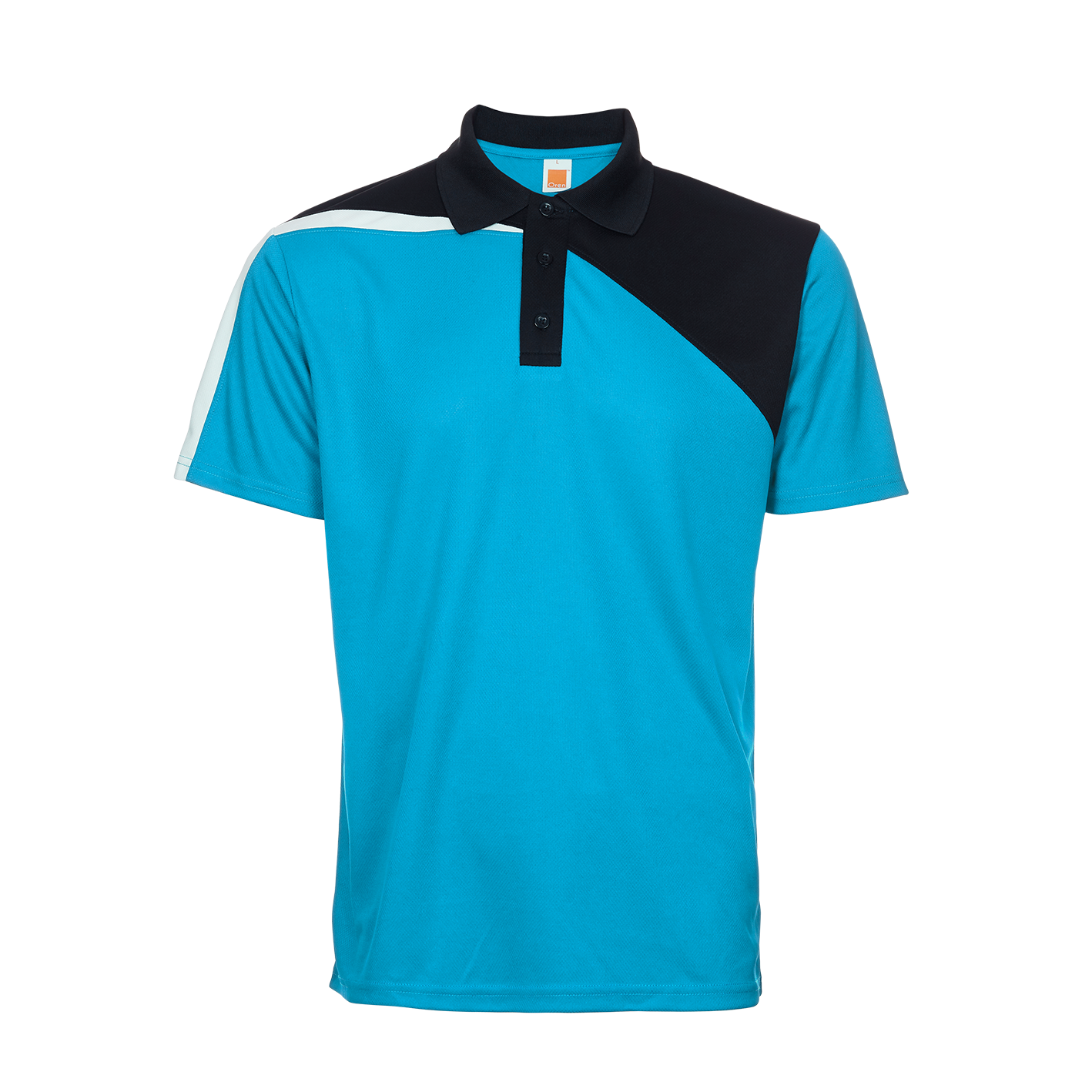Pulsar Microfibre Dry Polo - Sea Blue / Navy / White