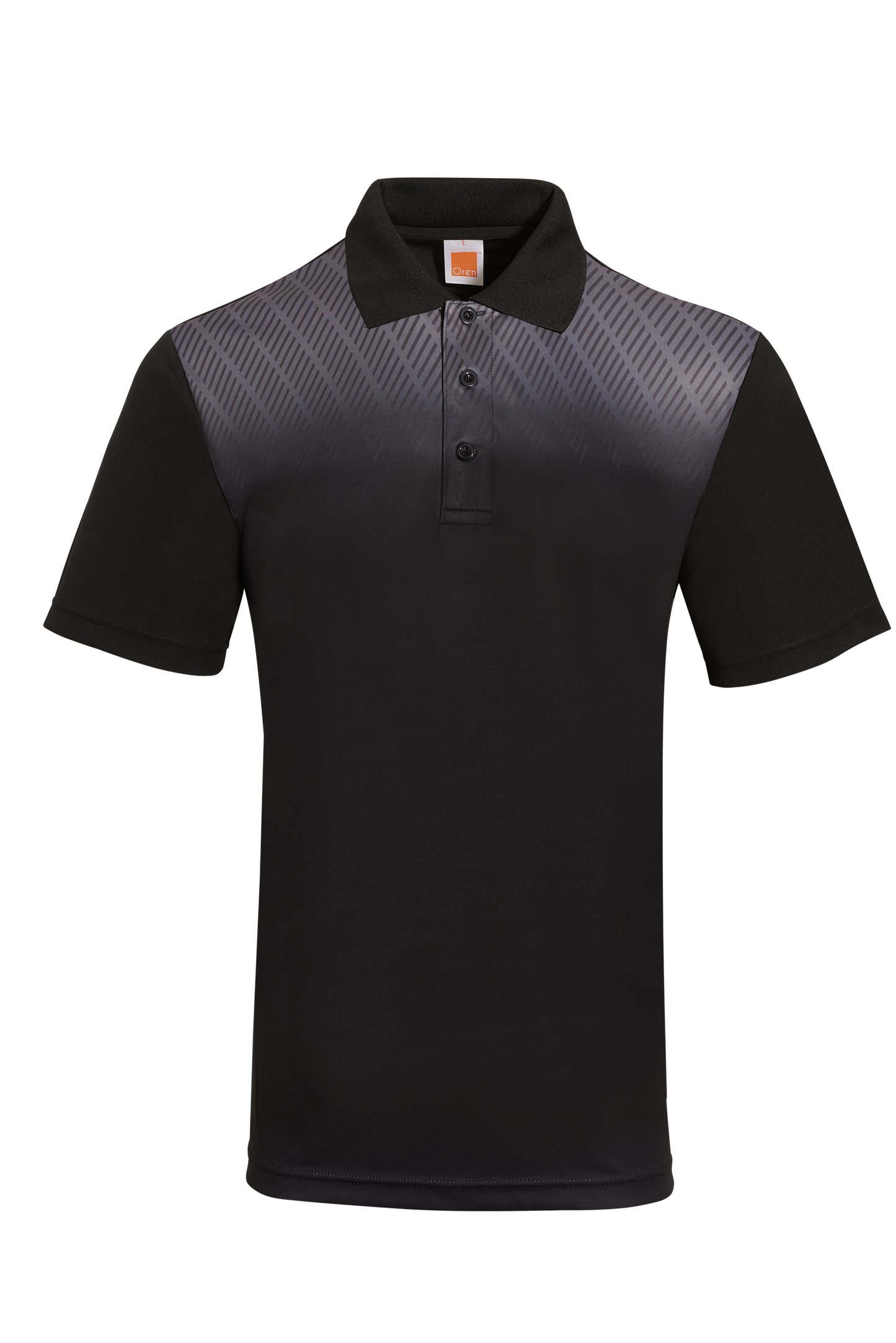 Cygnus Interlock Dry Polo - Black / Grey