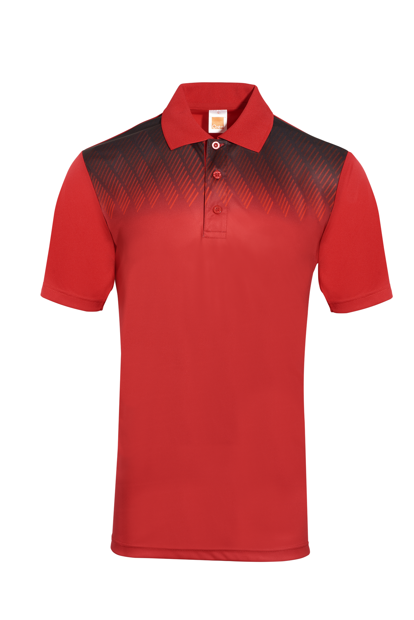 Cygnus Interlock Dry Polo - Red / Black