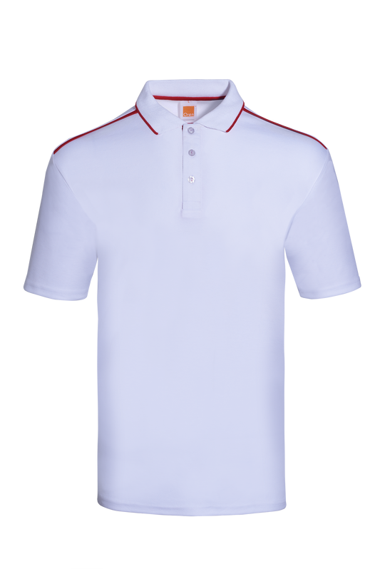 Aquila CVC Dry Polo - White / Red