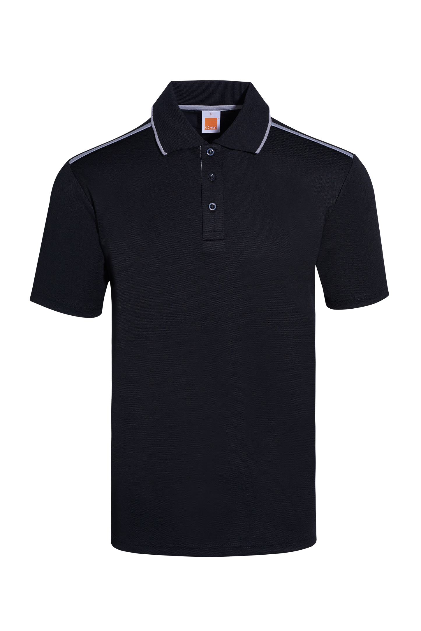 Aquila CVC Dry Polo - Black / Grey