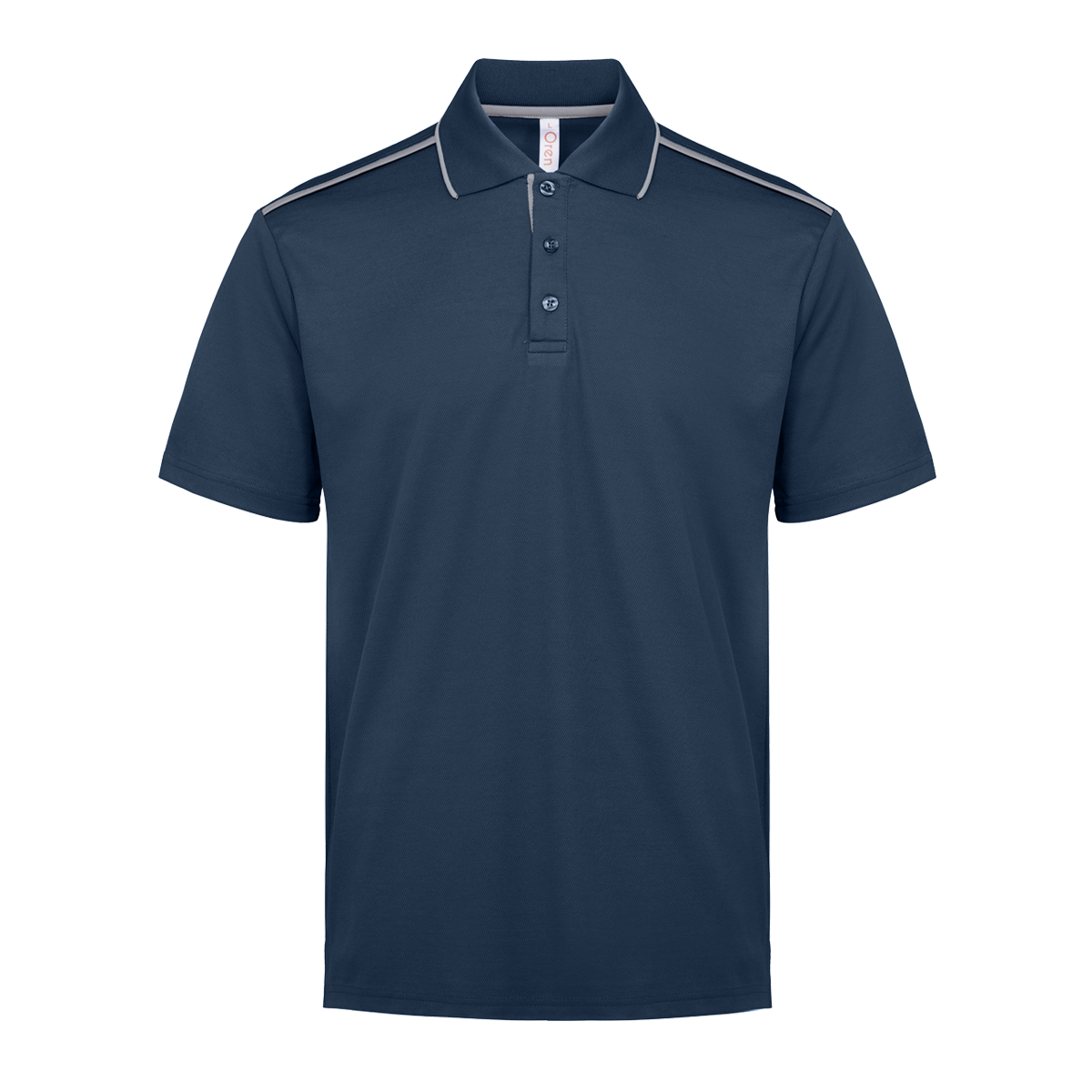 Aquila CVC Dry Polo - Slate Blue / Grey