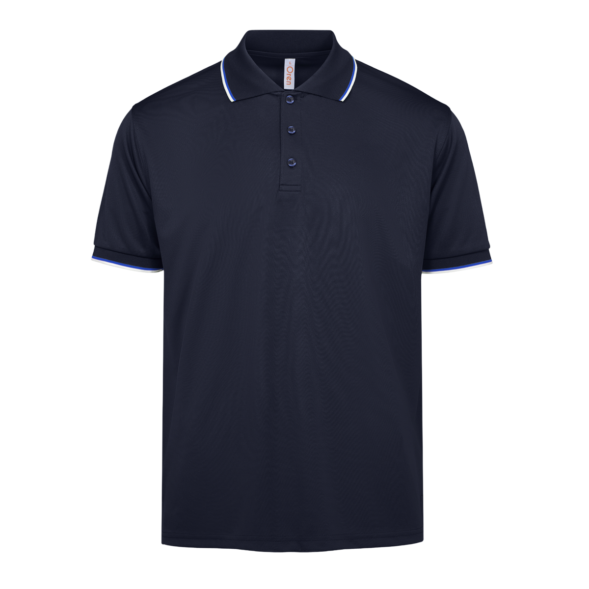Taurus Microfibre Dry Polo - Navy / Royal / White
