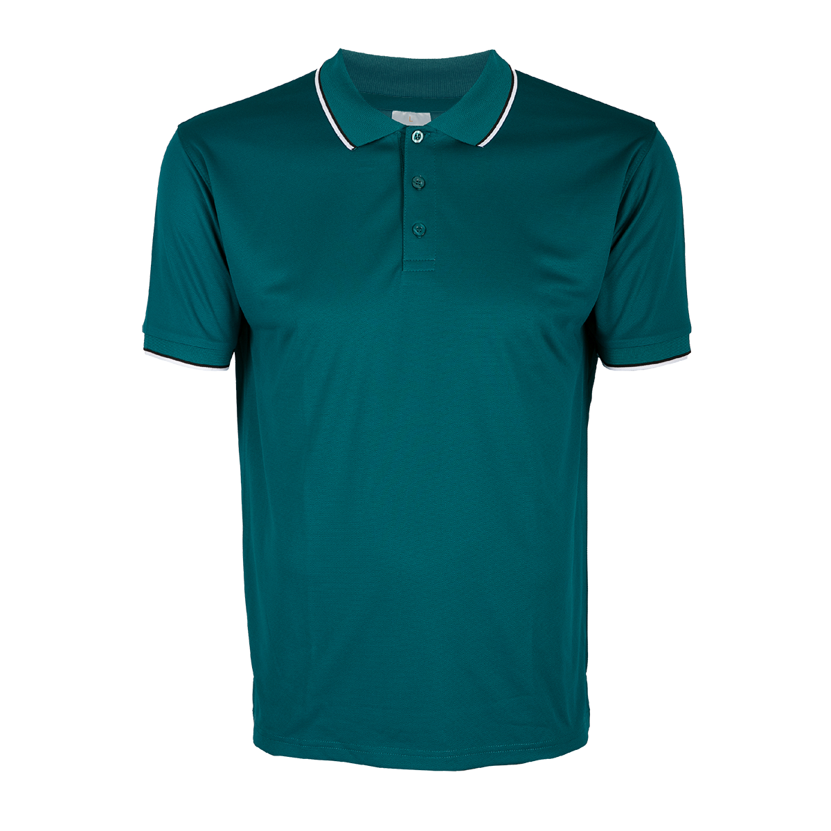 Taurus Microfibre Dry Polo - Midnight Green / Black / White