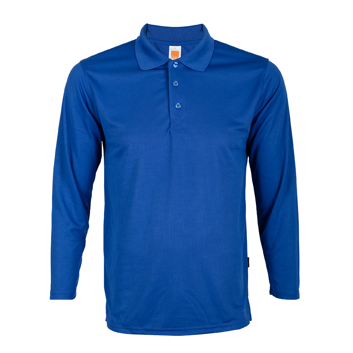 Nova Microfibre Long Sleeve Dry Polo - Royal