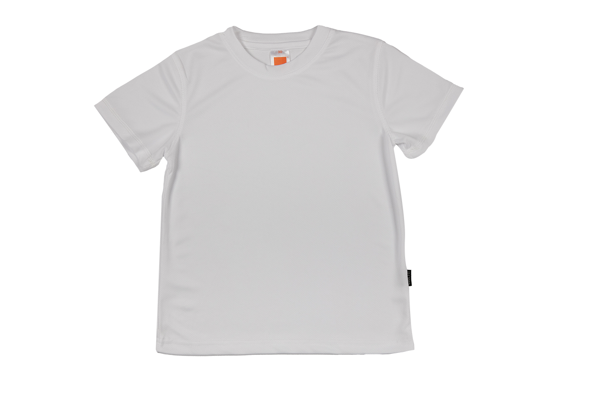 Nova Microfibre Dry Tee (Kids) - White