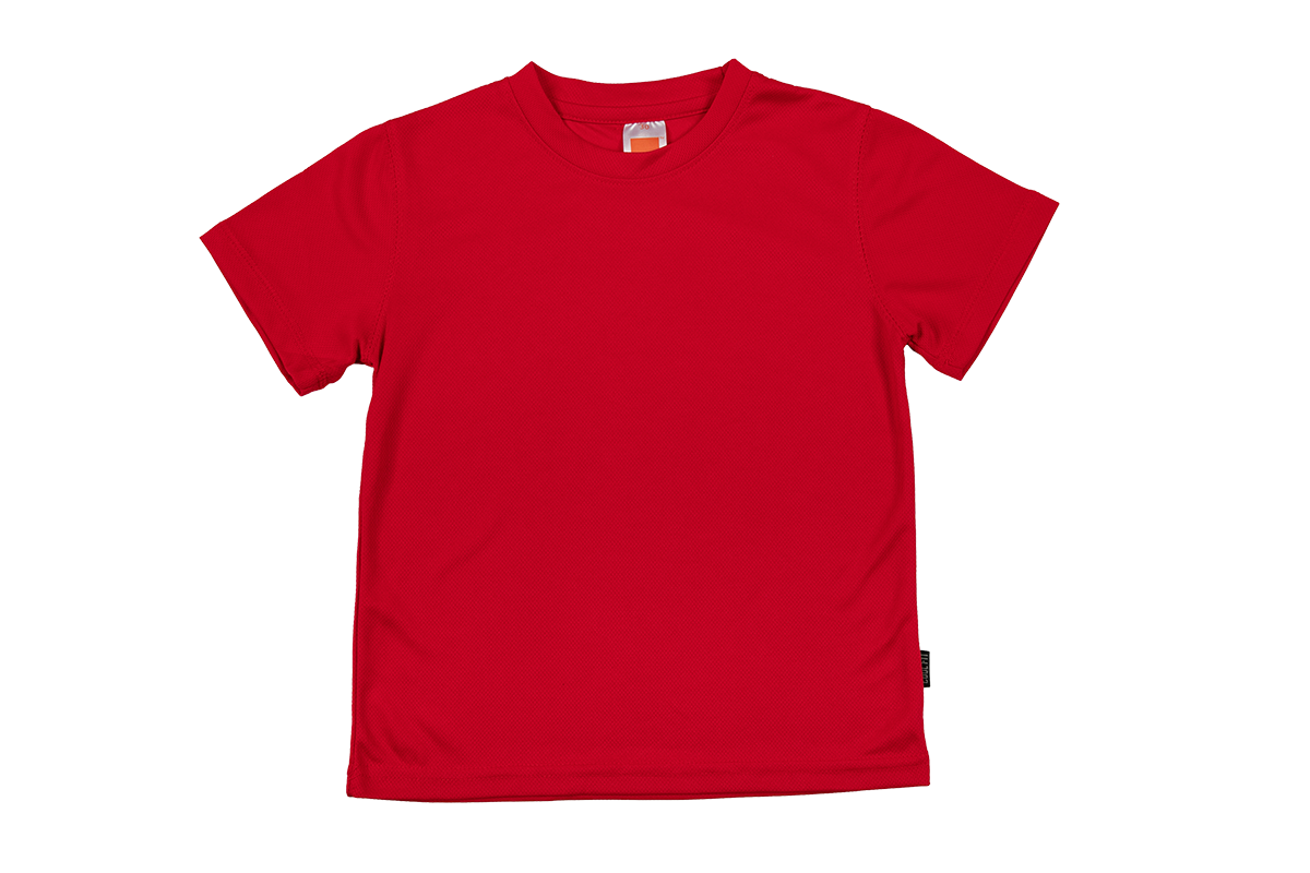 Nova Microfibre Dry Tee (Kids) - Red