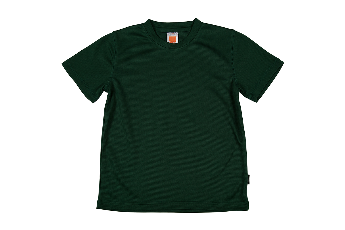 Nova Microfibre Dry Tee (Kids) - Forest Green