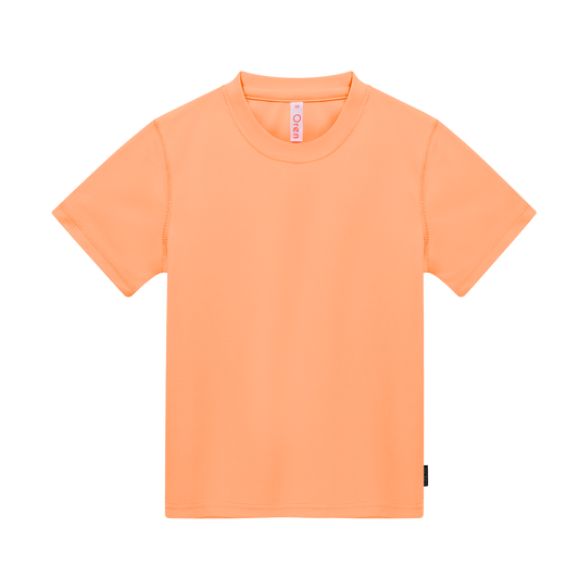 Nova Microfibre Dry Tee (Kids) - Light Salmon
