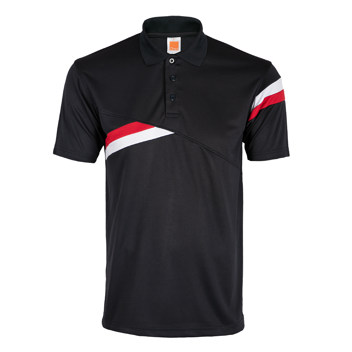 Gravity Microfibre Dry Polo - Navy / Red / White