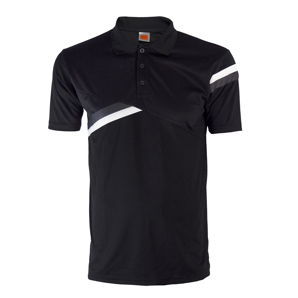 Gravity Microfibre Dry Polo - Black / Grey / White