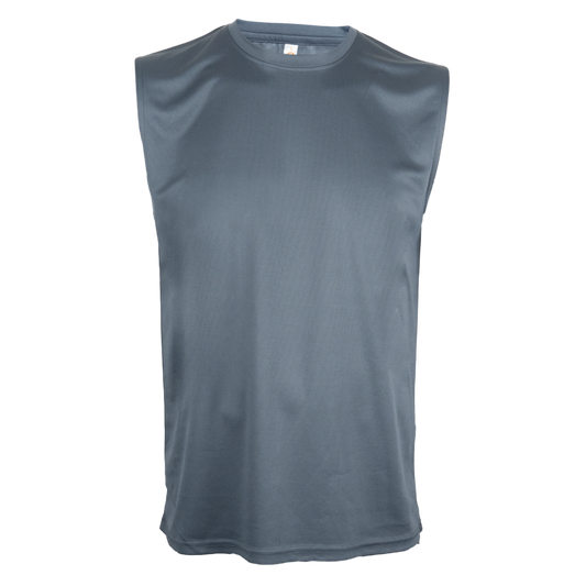 Spectrum Microfibre Dry Tank Top - Dark Grey