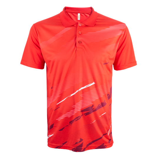 Stellar Microfibre Dry Polo - Red