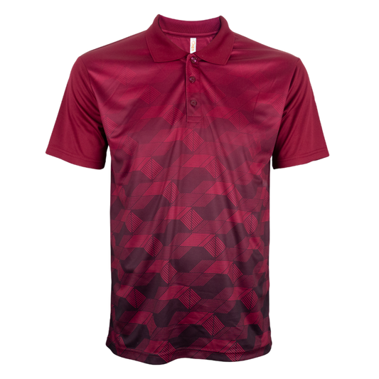 Cosmo Microfibre Dry Polo - Maroon