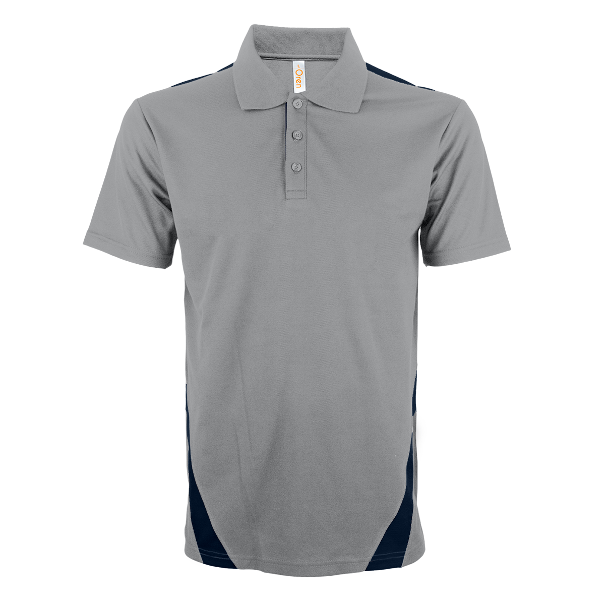 Carina CVC Dry Polo - Grey / Navy Pro