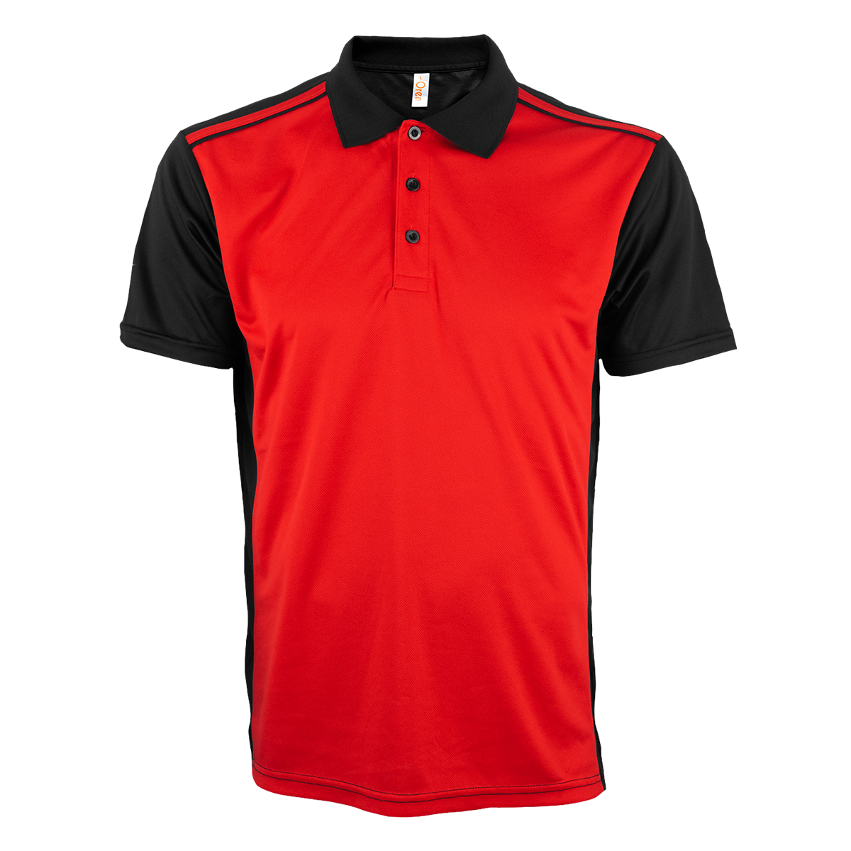 Antares Microfibre Dry Polo - Red / Black