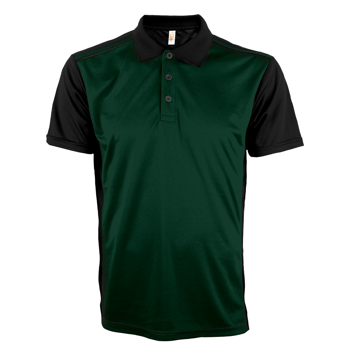 Antares Microfibre Dry Polo - Forest Green / Black