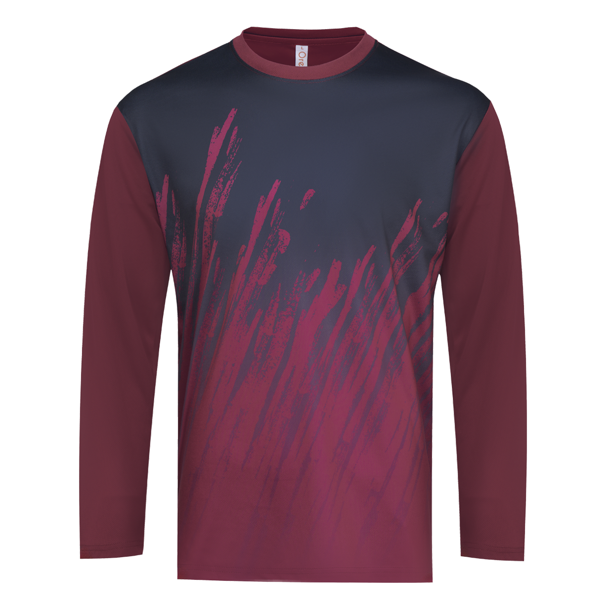 Capella Microfibre Long Sleeve Dry Tee - Maroon