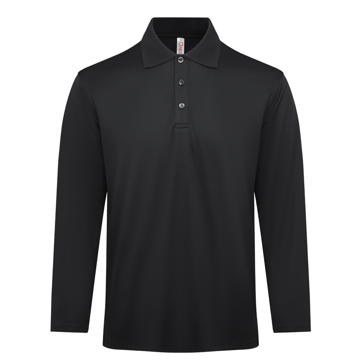 Helix CVC Long Sleeve Dry Polo - Black