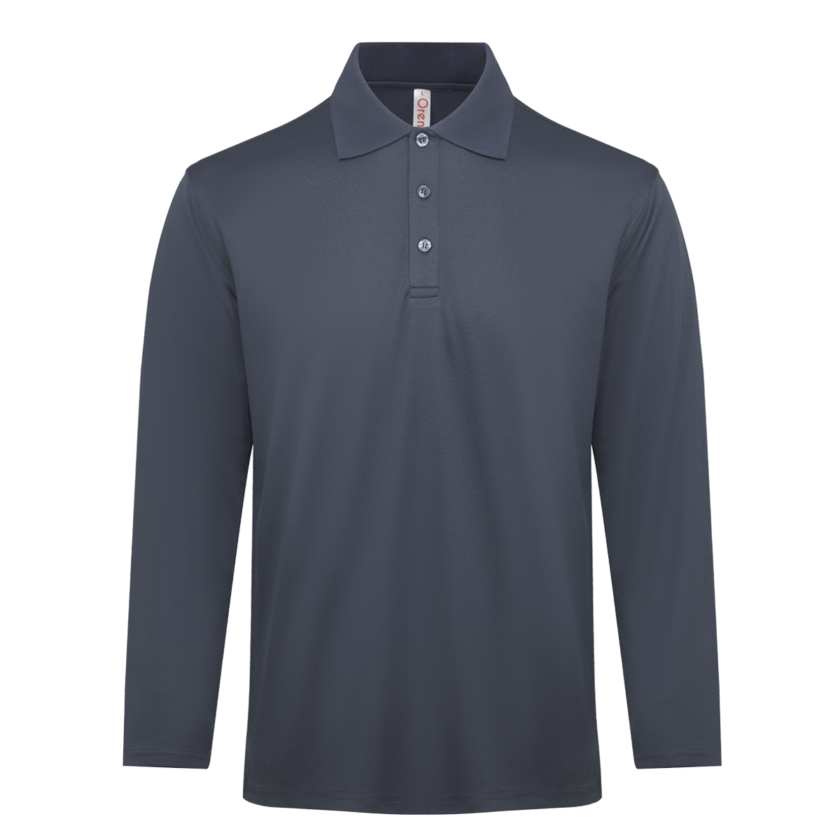 Helix CVC Long Sleeve Dry Polo - Dark Grey