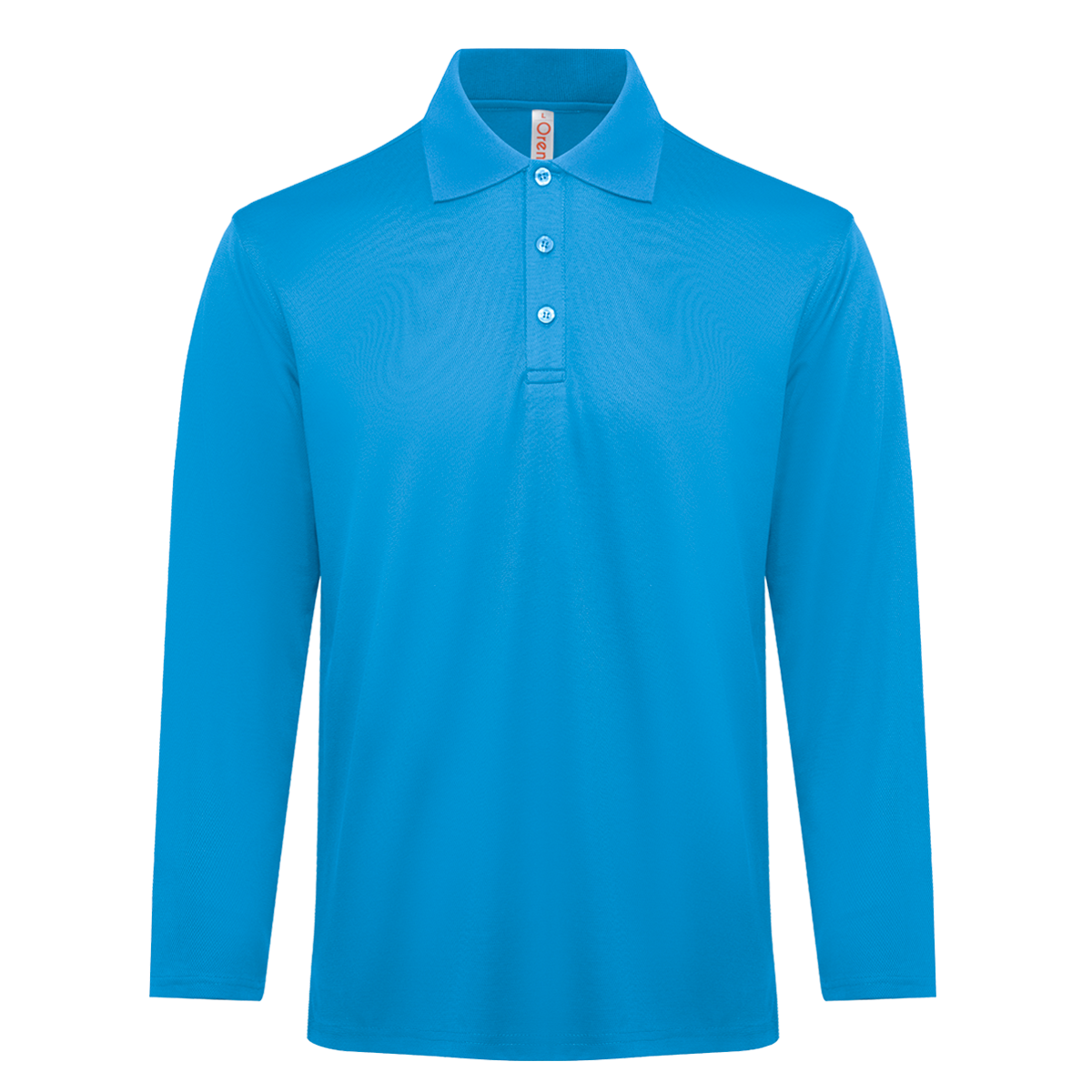 Helix CVC Long Sleeve Dry Polo - Sea Blue