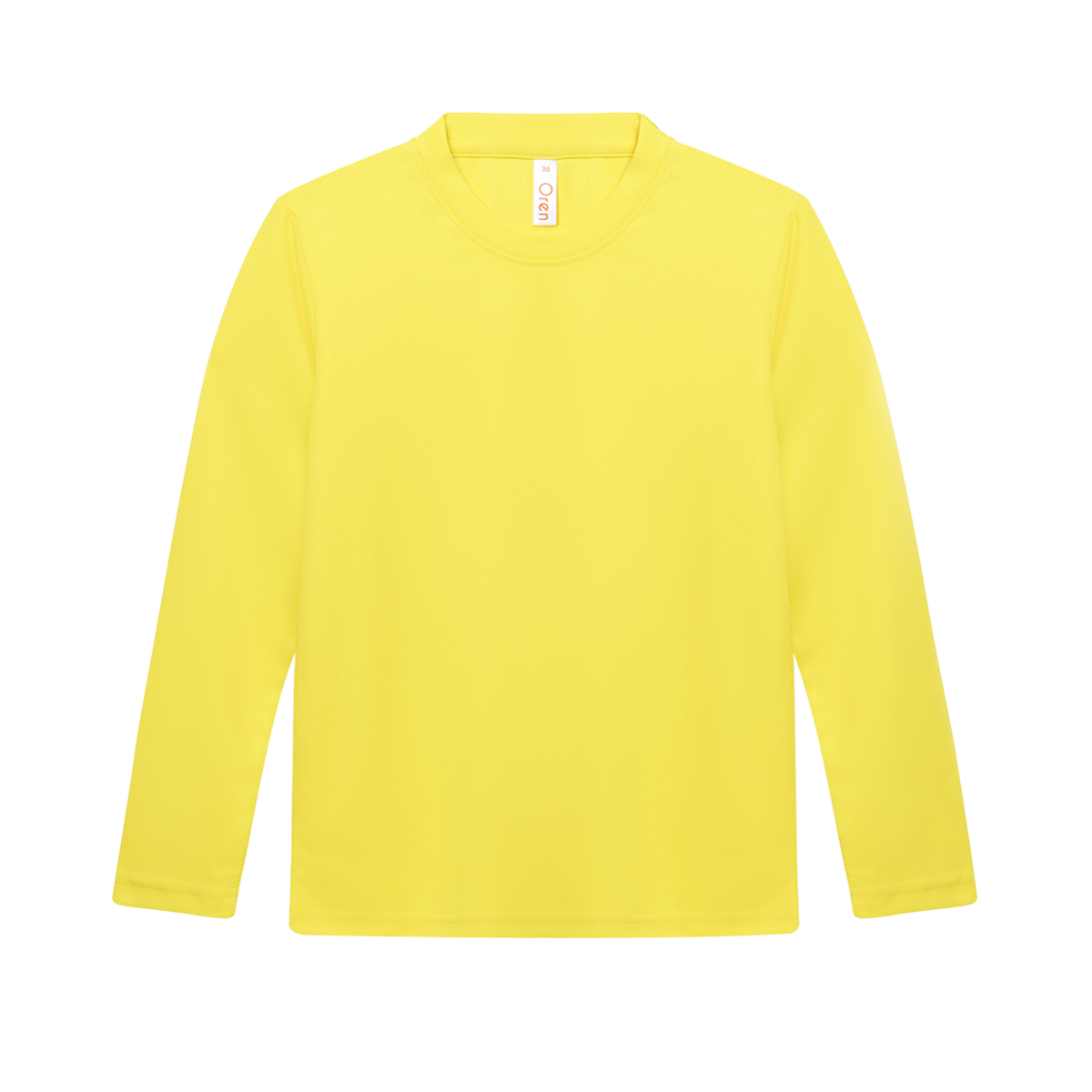 Nova Microfibre Long Sleeve Dry Tee (Kids) - Yellow