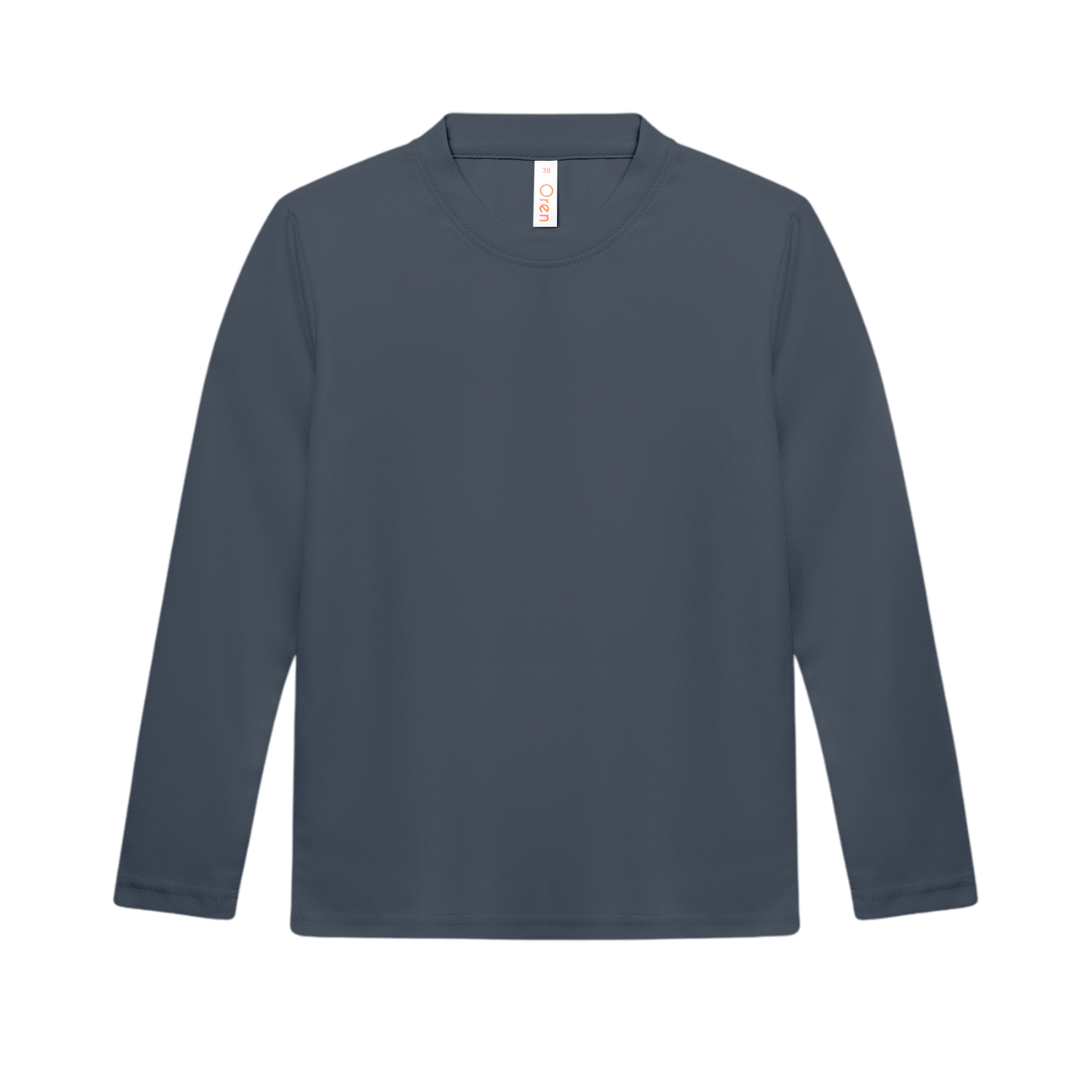 Nova Microfibre Long Sleeve Dry Tee (Kids) - Dark Grey